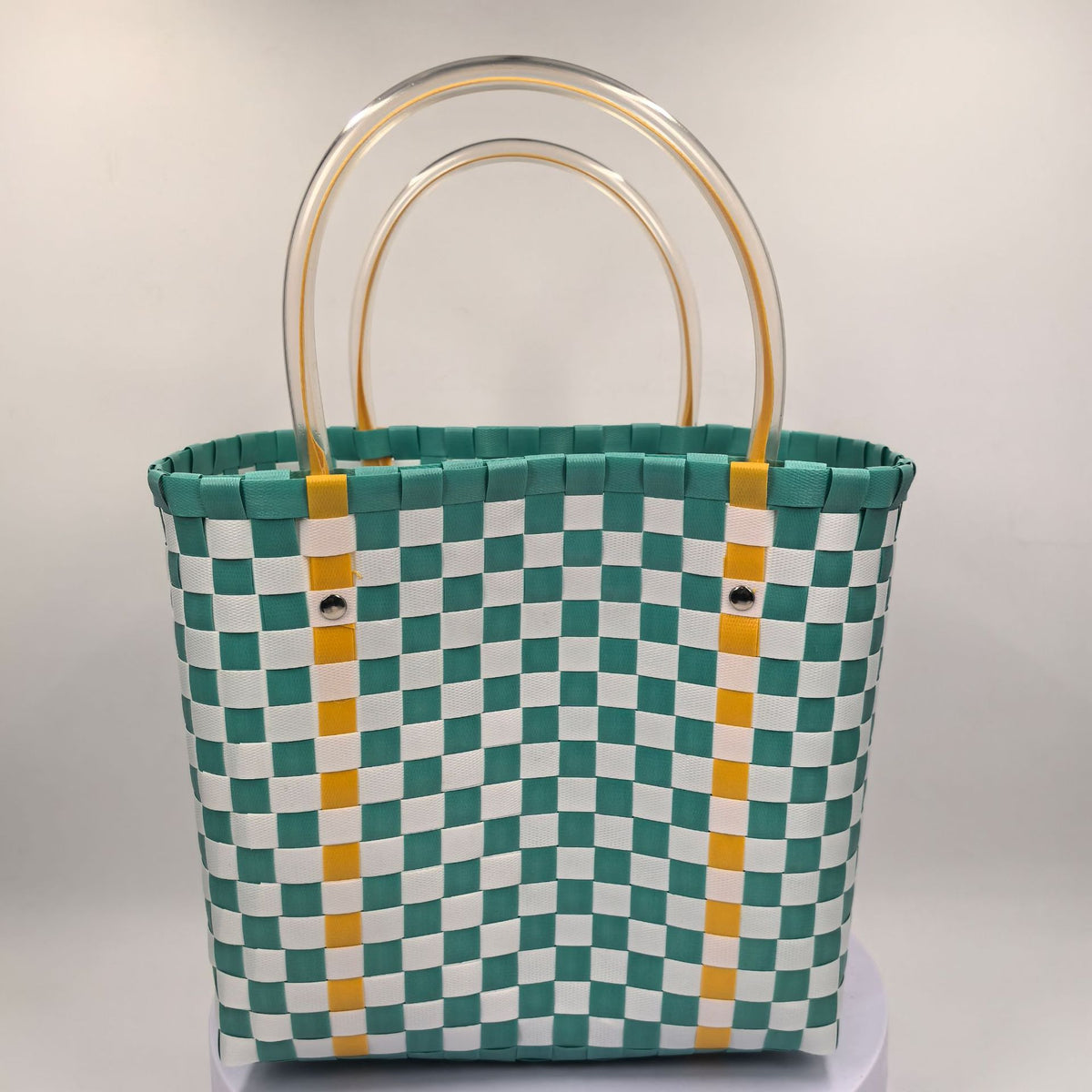 Handybabad Woven Beach-Style Basket Tote product view 3