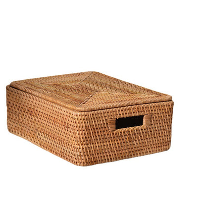 Handybabad Vietnamese-Style Woven Storage Basket with Lid product view 1